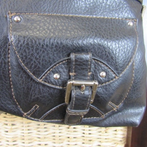 Liz Claiborne Black Shoulder Bag Purse - Picture 3 of 8